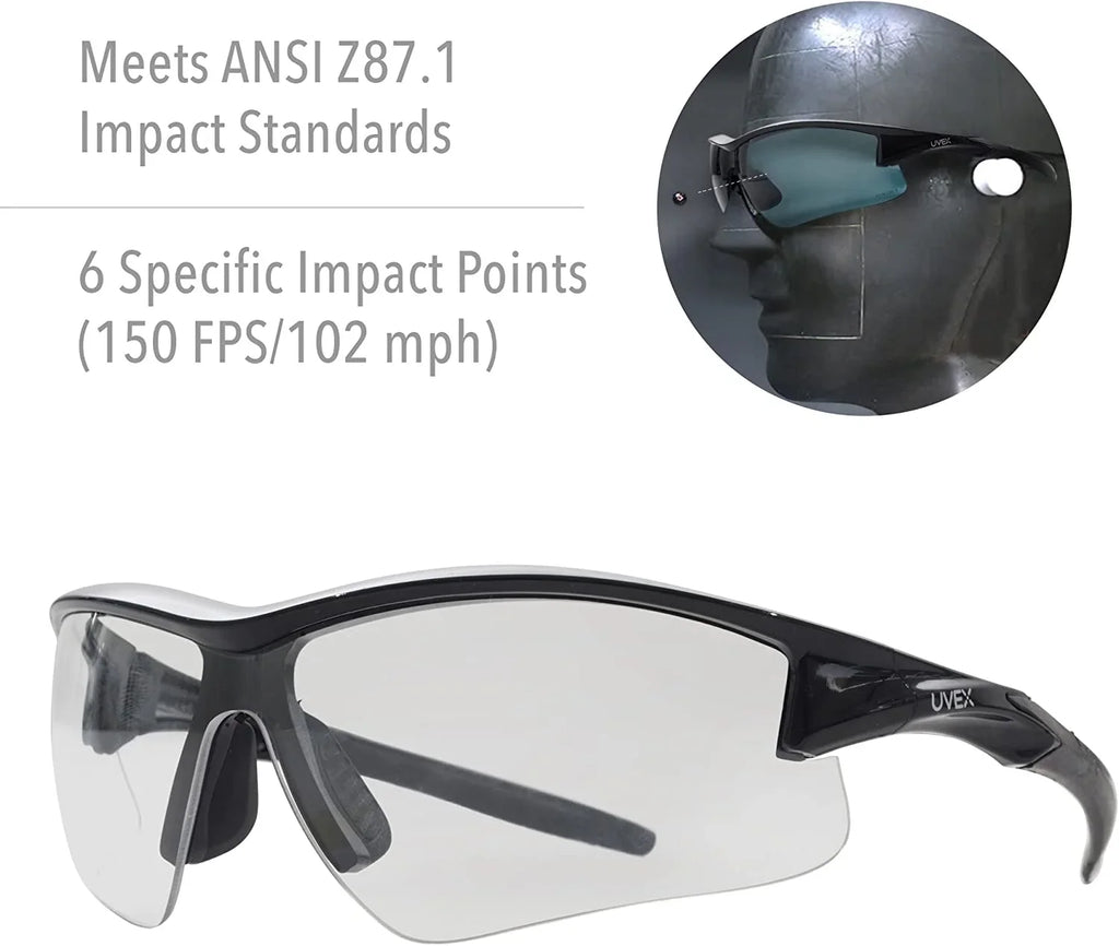 Coating, Leight Howard Glasses (R-02214) by Uvex Lens Lens Shooting Anti-Fog with Uvextreme Clear Honeywell Acadia Plus