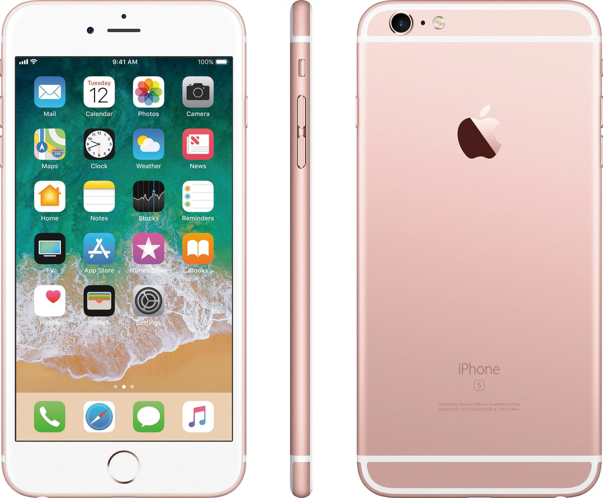 iPhone GSM Gold Rose Used Unlocked 64GB 6s Plus