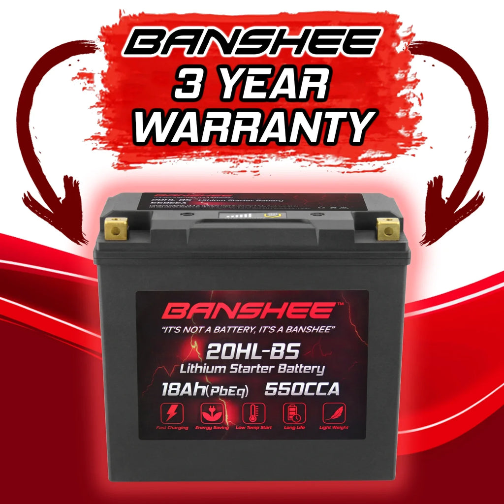Banshee Compatible 20L-BS Ultra 310X JT1500 2014 SE 2019 with to Battery Kawasaki Motorsports LiFePO4