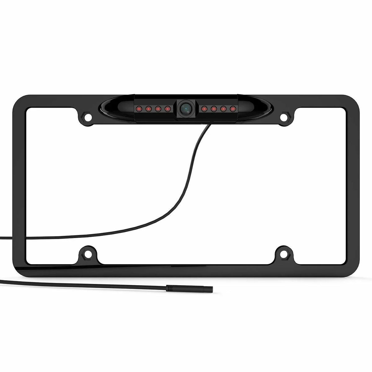 Rearview Vision US 170° Plate Night Backup Camera Black Reverse License Frame Car