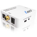 Orei DA34 RCA Input 5.1-Channel to Headphone Digital Output Audio to SPDIF/Coaxial Decoder Analog L/R/3.5mm