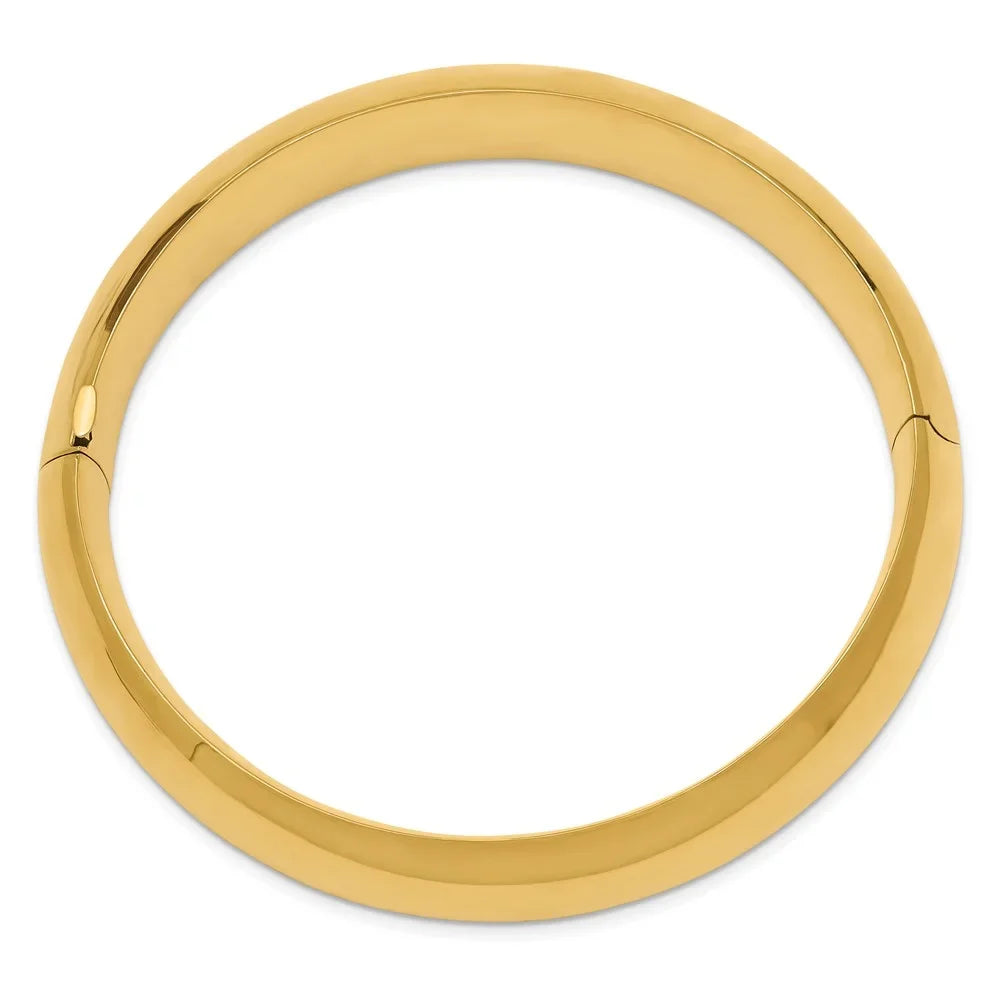 Bracelet 14k Hinged Polished Oversize QHP11/16O High Bangle 11/16
