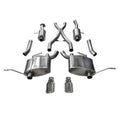 Rear Cherokee Exhaust 2011-2019 for Natural Cat-Back in. dia. Grand System Jeep 2.5 Sport L - Exit Dual 5.7