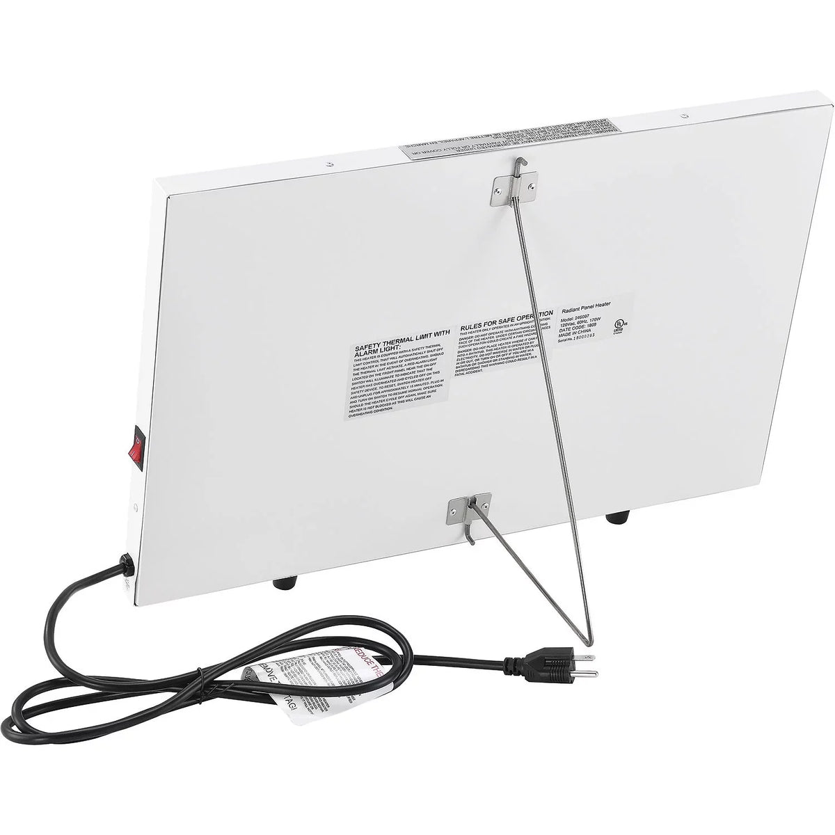 Desk 120V Panel the 170W, Radiant Under Heater,