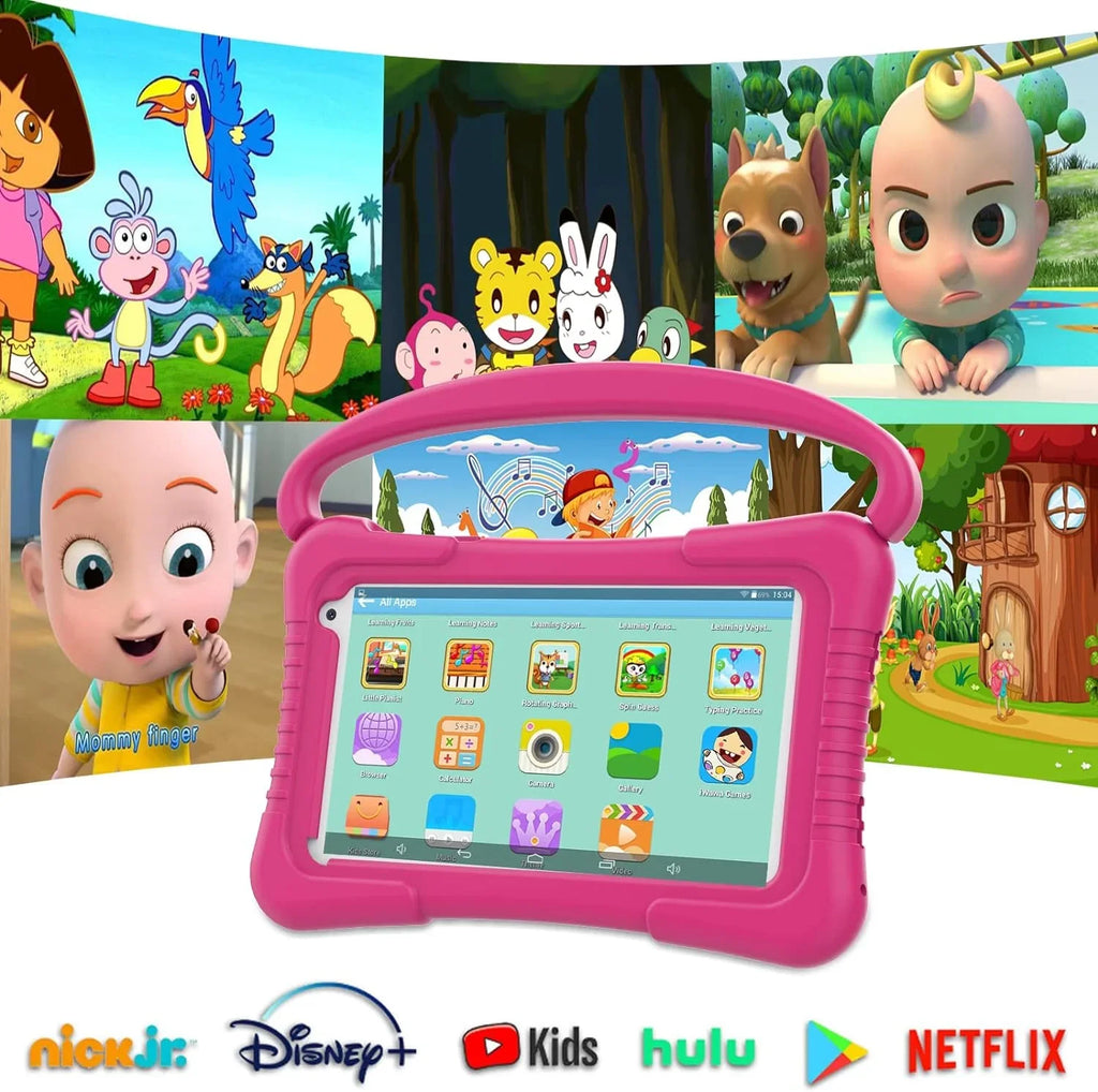 Games Tablet Toddler Tablet Control, Kids inch Kids Pre-Installed Kids Camera Educational Dual Tablets with Kids for Android Netflix Software 32G YouTube Parental WiFi Kid-Proof Tablet 7 11