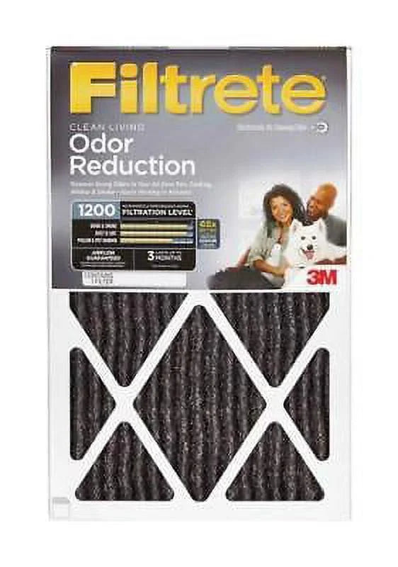 in. x Carbon 16 x 3M Air 25 H 1 (Pack W Pleated D Filtrete in. Filter 4) in. of