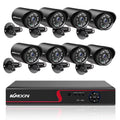 Remote Cameras Full for KKmoon Home DVR Phone Set Recorder P2P Recorder AHD/ CCTV IP/Analog/TVI/CVI/ 1080P Digital DVR Recording 8 16CH Video DVR Monitoring Definition High Video & System
