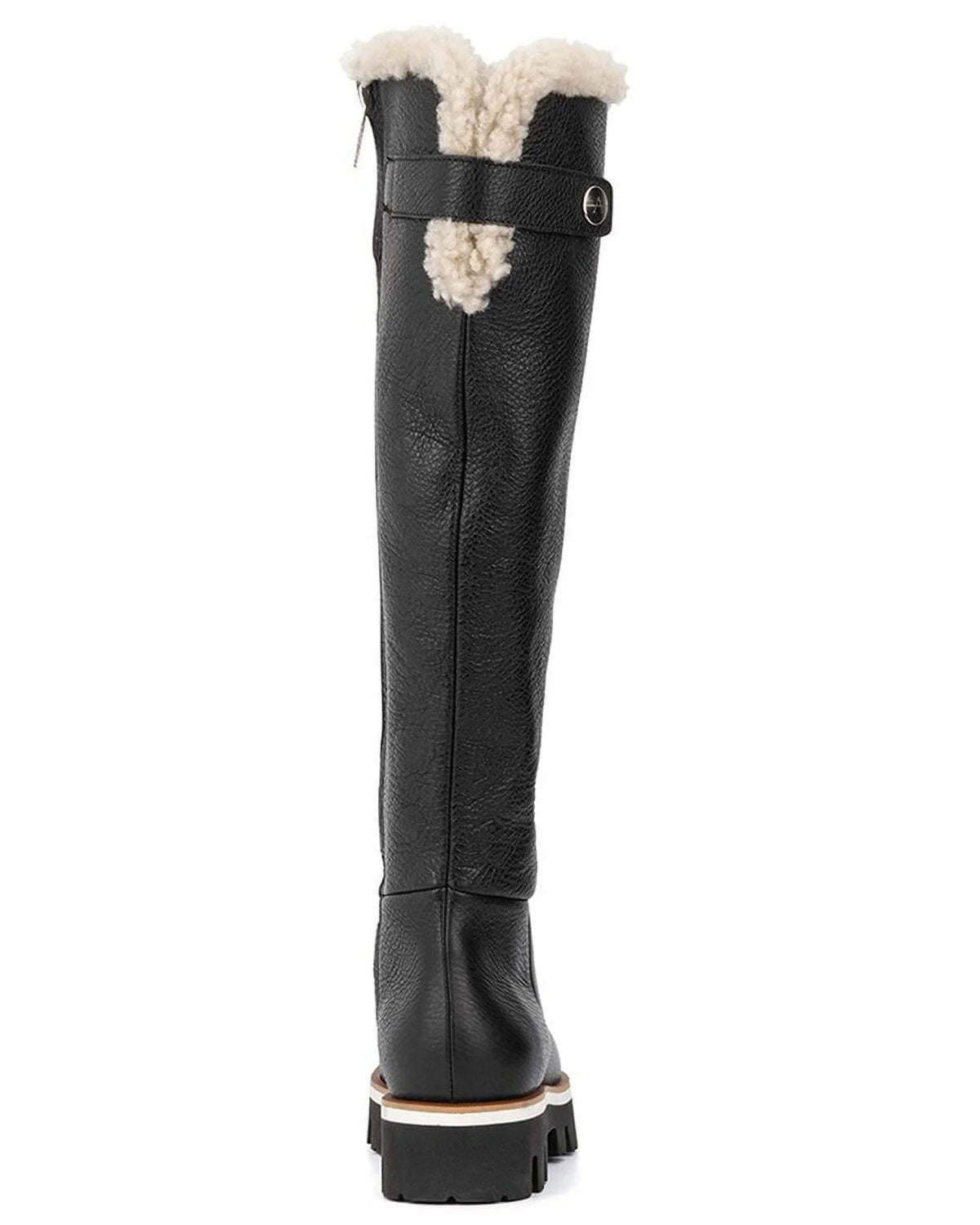 Leather Black Boot, Mya 10.5, Aquatalia Weatherproof