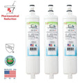 Replacement SGF-W01 Filters 4396508 Whirlpool Refrigerator Swift EDR5RXD1 Water Green Filter (3 Pack) RX