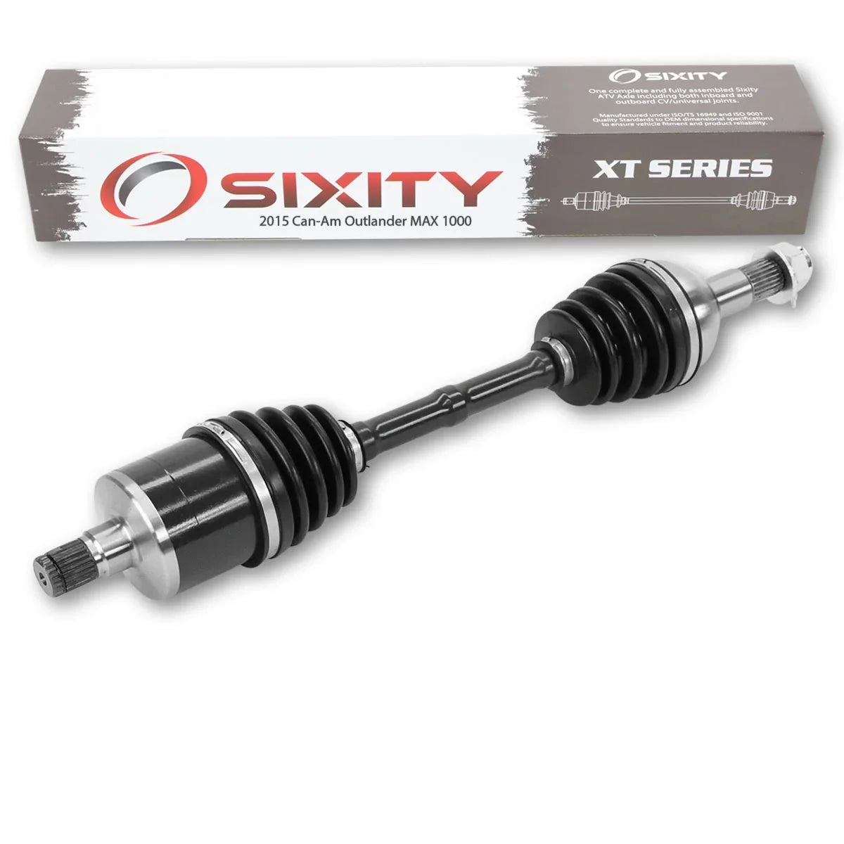 Sixity with Left 4X4 compatible Can-Am MAX Axle Rear - 2015 XT 1000 Outlander EFI