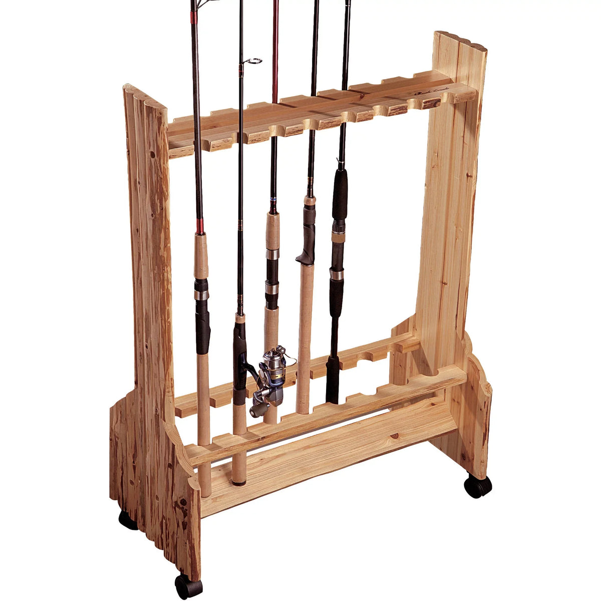 Rolling Rod Rush Double Storage Creations Sided Creek Fishing Rack 16