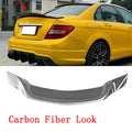 for Trunk W204 Style 08-14 Carbon C250 S C63 Wing Spoiler C300 NINTE Rear Fiber Mercedes Benz
