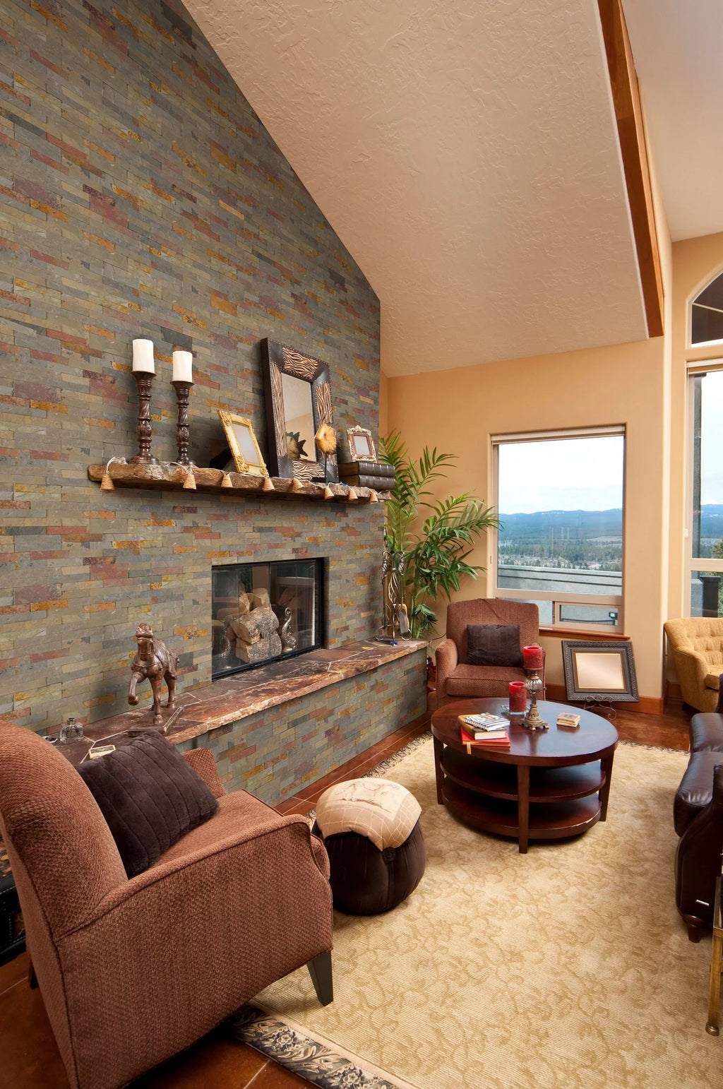 case) in. ft. / 22 in. 6 Tile (13.80 Slate MSI sq. and Peel x Stick Wall Veneer Rush Natural Gold