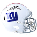 Flat Helmet Giants York Revolution New White Replica Speed Riddell Barkley Autographed Alternate Saquon