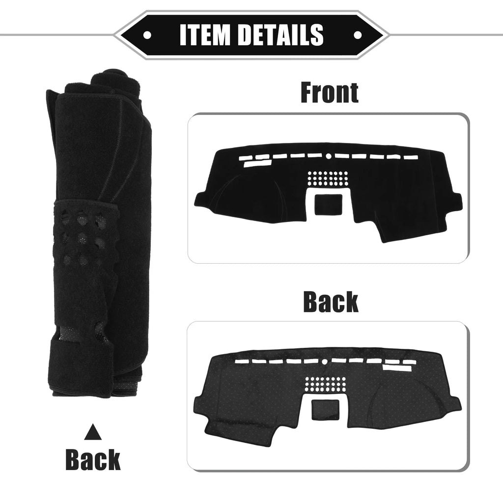 F150 Compatible for 2015-2020 Cover Ford Polyester Mat Center Bargains Unique Protective Dashboard Car Console