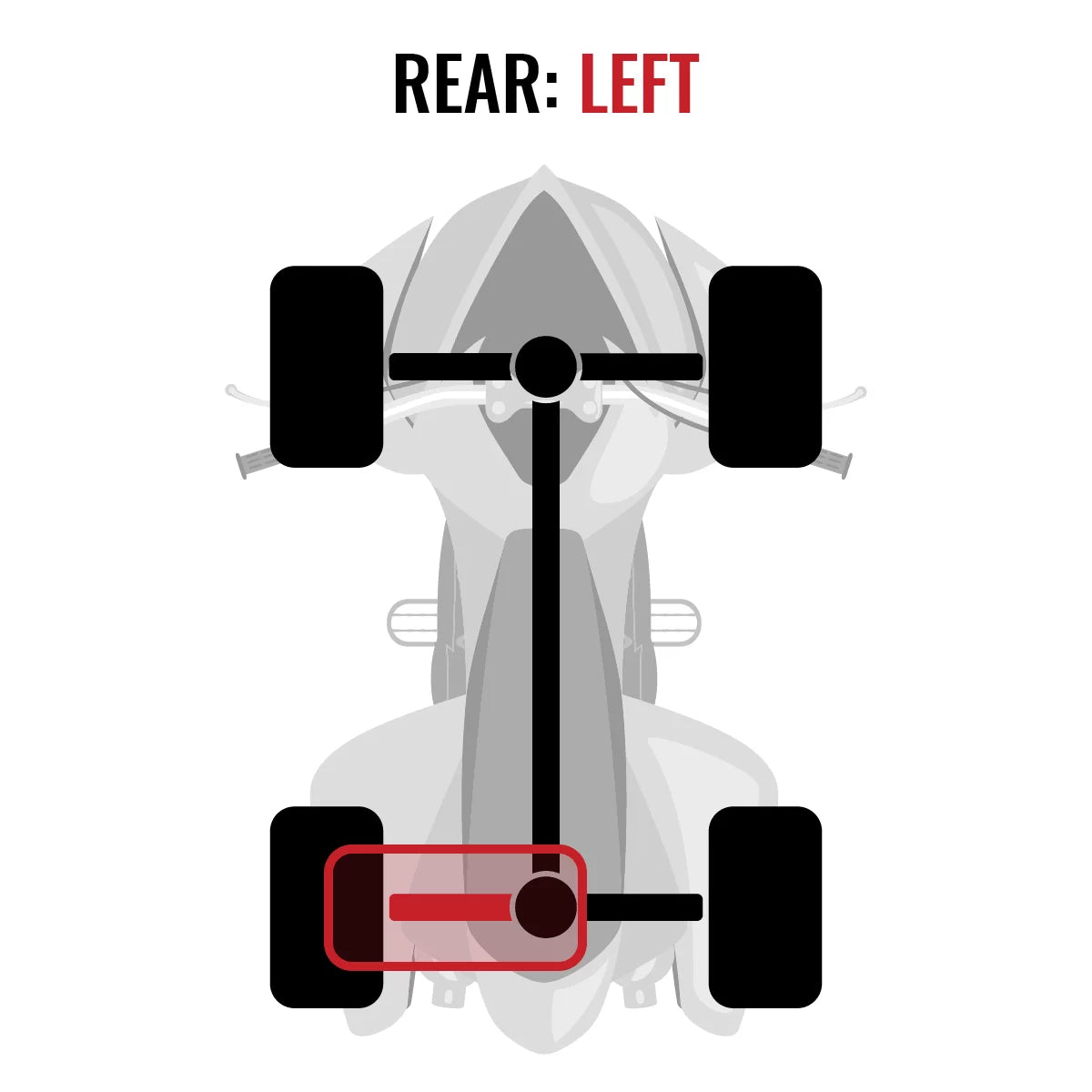 Sixity with Left 4X4 compatible Can-Am MAX Axle Rear - 2015 XT 1000 Outlander EFI