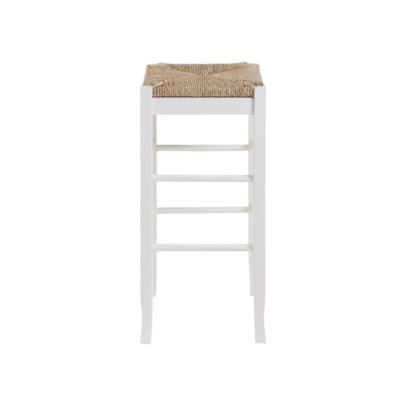 Rush Stool 29" White of Home Square 2 Set Bar Square Stationary in -