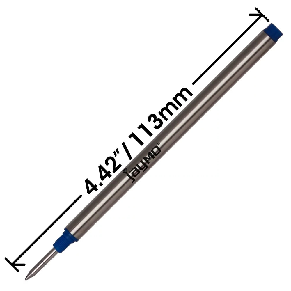Refill in Long - Jaymo / Pen mm 4.44 Montblanc for Blue Rollerball 24 Measures - - Replacement 105159 113