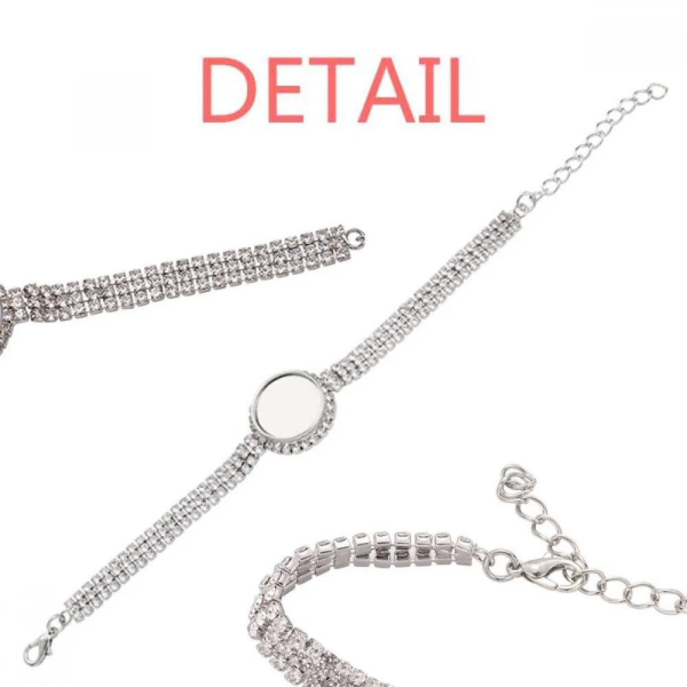 Anklet britain high Jewelry Chain wheeler Tennis bicycle old fashid Diamond Bracelet