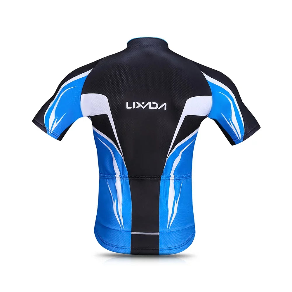 Shirt Enhanced for MTB for Clothing Jersey Biking Performance Padded Quick,Dry Set Lixada Breathable Gel Shorts, with Bike Cycling Set Men,