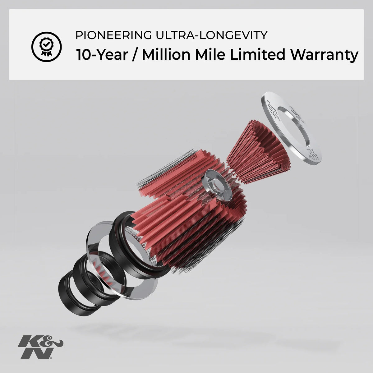 High E-3450 K&N Premium, Replacement Filter, Engine Air Filter: Duty: Washable, Heavy Industrial Performance,