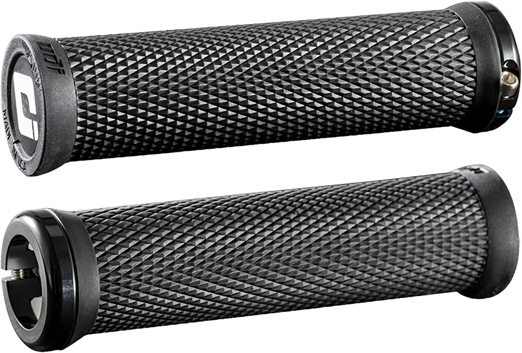 Elite Motion Bicycle 130mm ODI Black, Grips - Lock-On Bike Flangeless Length