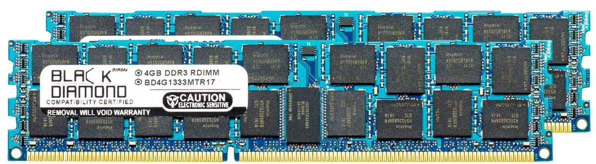 RDIMM 5016I-MRF Memory 1333MHz DDR3 RAM Upgrade Black SuperMicro PC3-10600 for Memory Module 2X4GB Diamond 8GB 5000 240pin SuperServer