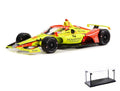 Diecast Car NTT Display Case - 1/18 Scale - 2022 Devlin Car - #29 11156 w/LED Diecast Greenlight DeFrancesco IndyCar,