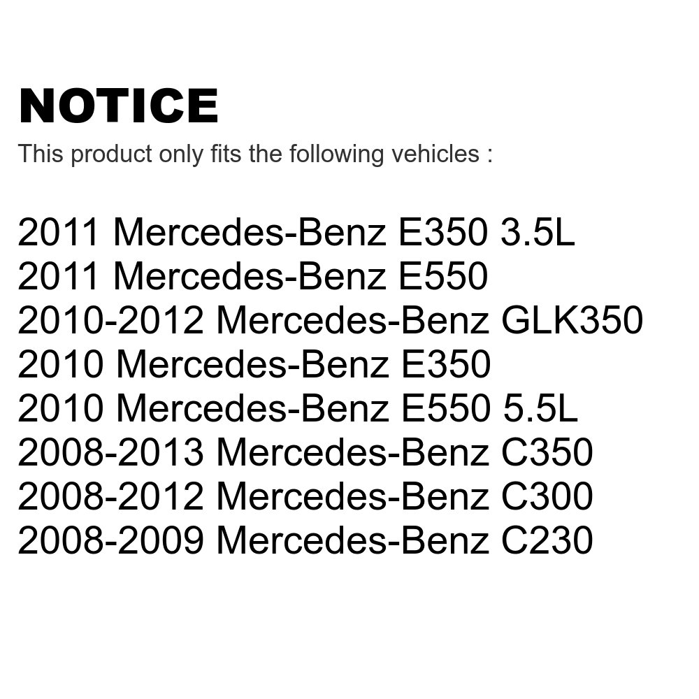 C350 E350 For Kit Air And Cabin C300 Filters C230 Mercedes-Benz KFL-100313 E550 GLK350