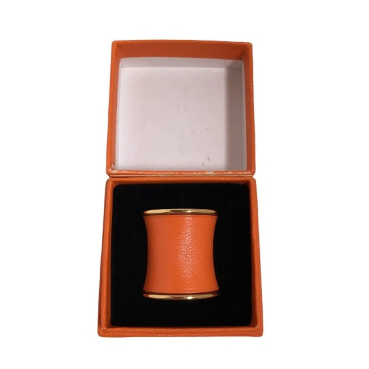Orange x Scarf Swift Ring (Good) Accessories HERMES Pre-Owned Hermes GP