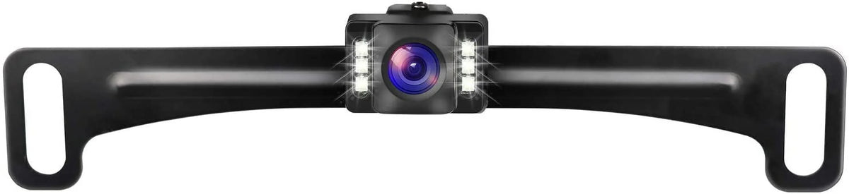 Plate Backup Rear Vision Camera Waterproof License View Car Camera Backup Wide Angle Front HD 6 with View Night